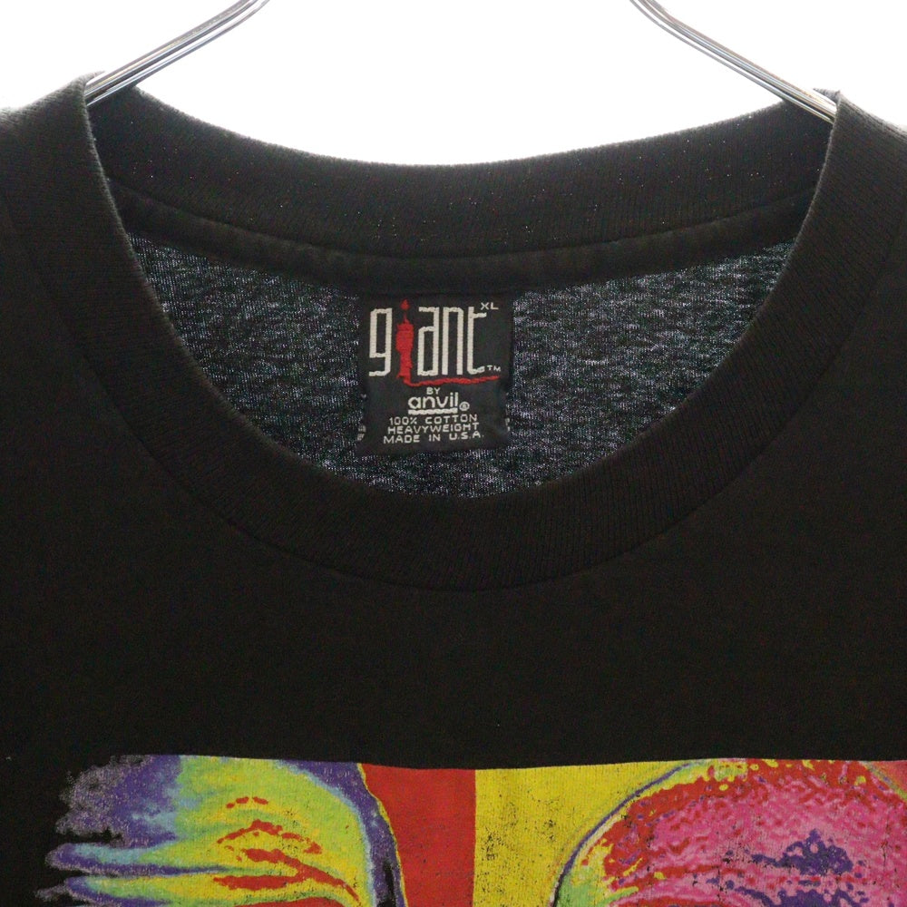 VINTAGE(ヴィンテージ) 90s RED HOT CHILI PEPPERS 1993 THERMOGRAPHY TEE レッドホットチリペッパーズ フロントプリント半袖Tシャツ カットソー ブラック