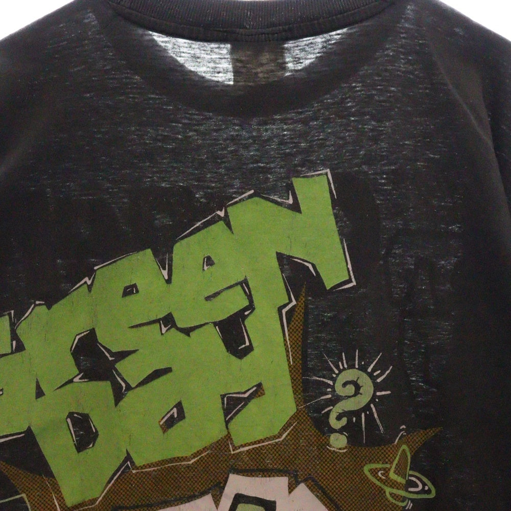 VINTAGE(ヴィンテージ) 90s GREEN DAY BOOTLEG TEE グリーンデイ ブートレグ 両面プリント半袖Tシャツ カットソーブラック