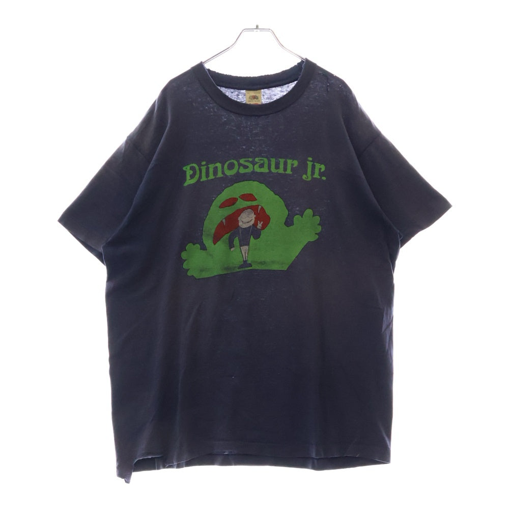 VINTAGE(ヴィンテージ) 90s DINOSAUR Jr MONSTER NAVY TEE ダイナソージュニア フロントプリント 半袖Tシャツ カットソー ネイビー