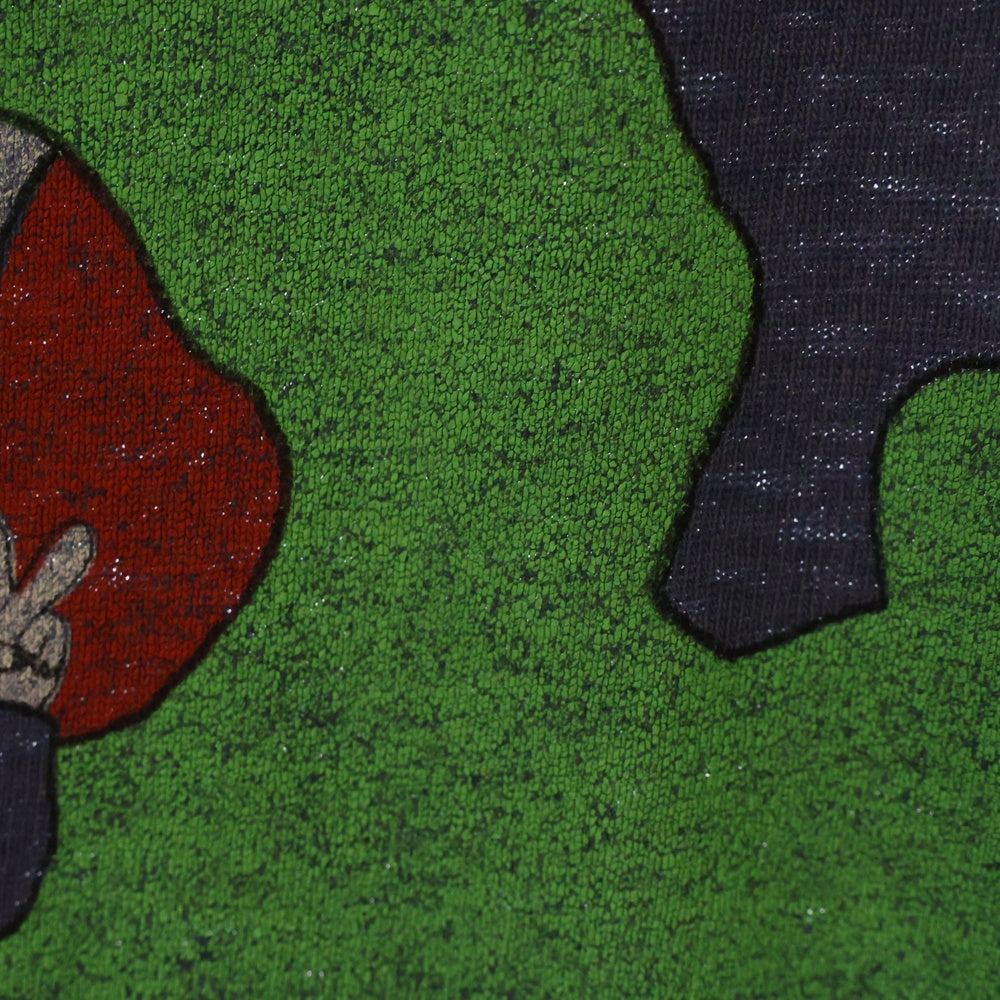 VINTAGE(ヴィンテージ) 90s DINOSAUR Jr MONSTER NAVY TEE ダイナソージュニア フロントプリント 半袖Tシャツ カットソー ネイビー