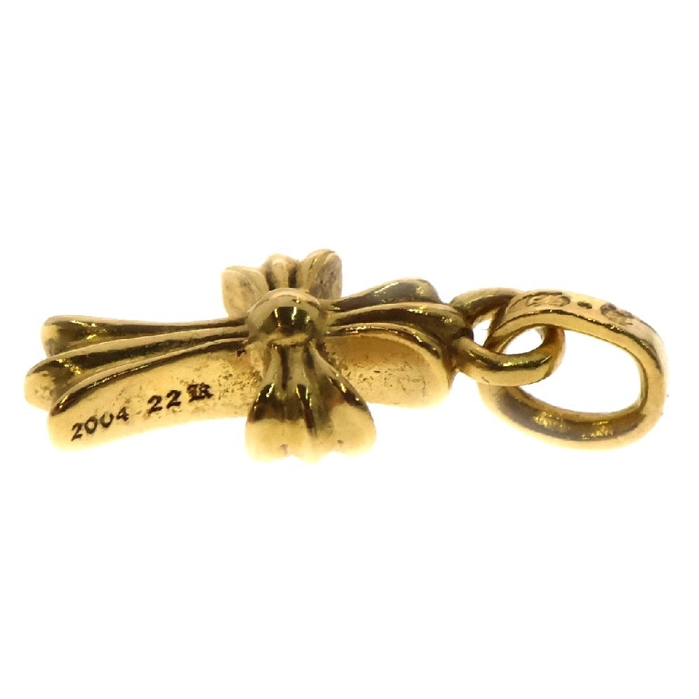 CHROME HEARTS(クロムハーツ) 22K CRS BBYFAT ベイビーファットクロス ペンダントトップ ゴールド BCA037