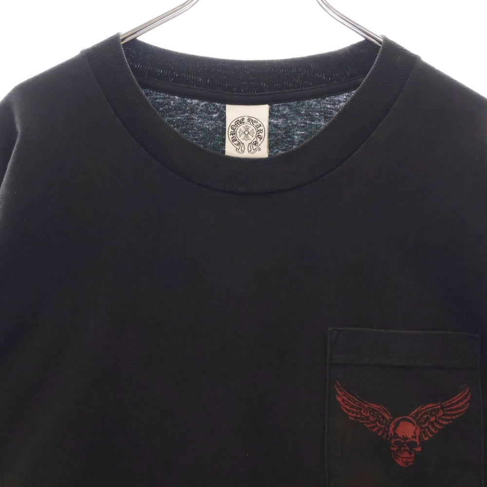 CHROME HEARTS(クロムハーツ) OLD FOTI S/S Tee オールドモデル フォティ マハリア フロント フォトプリント Tシャツ 長袖カットソー ブラック