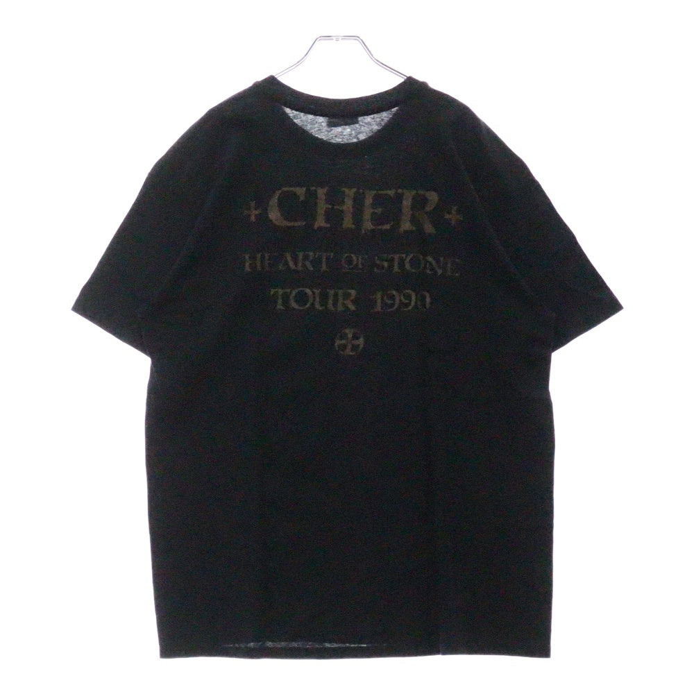 VINTAGE(ヴィンテージ) 90s CHER HEART OF STONE シェール Tシャツ 半袖カットソー ブラック