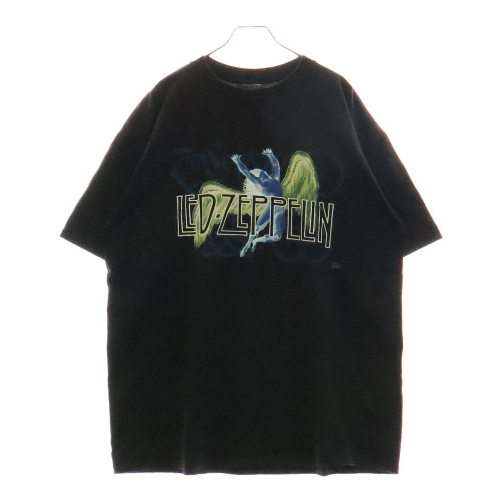 VINTAGE(ヴィンテージ) 90s LED ZEPPELIN SWANSONG レッドツェッペリン Tシャツ 半袖カットソー ブラック