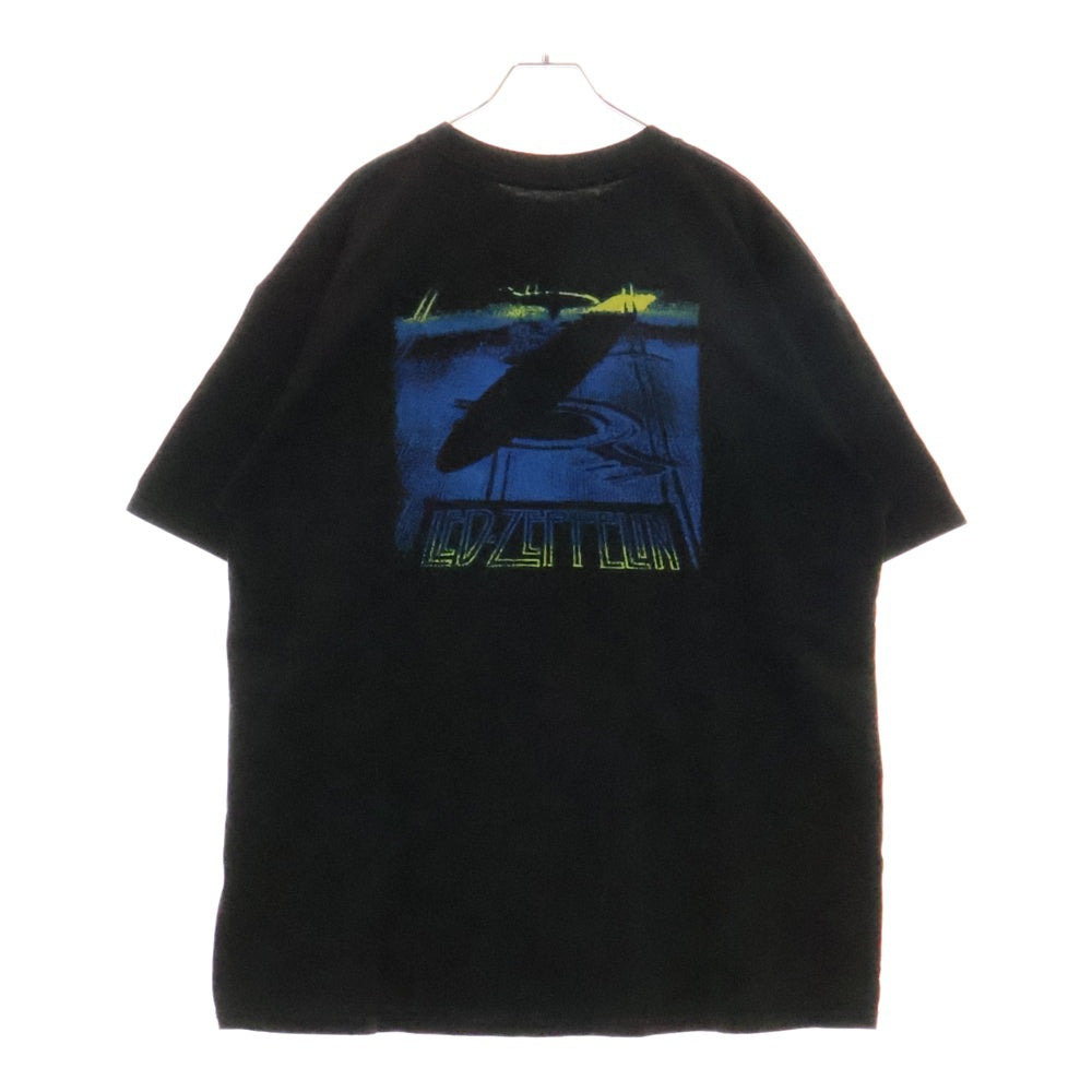 VINTAGE(ヴィンテージ) 90s LED ZEPPELIN SWANSONG レッドツェッペリン Tシャツ 半袖カットソー ブラック