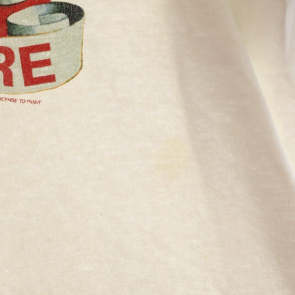 VINTAGE(ヴィンテージ) 90s RAGE AGAINST THE MACHINE EVIL EMPIRE RINGER レイジアゲインストザマシーン イービル・エンパイア リンガー Tシャツ 半袖カットソー ホワイト