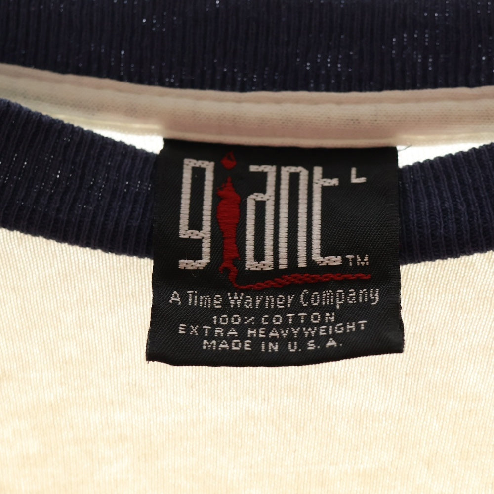 VINTAGE(ヴィンテージ) 90s RAGE AGAINST THE MACHINE EVIL EMPIRE RINGER レイジアゲインストザマシーン イービル・エンパイア リンガー Tシャツ 半袖カットソー ホワイト