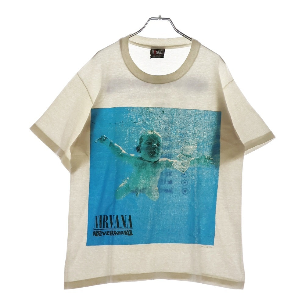 VINTAGE(ヴィンテージ) 90s NIRVANA NEVERMIND ニルヴァーナ ネバーマインド Tシャツ 半袖カットソー ホワイト