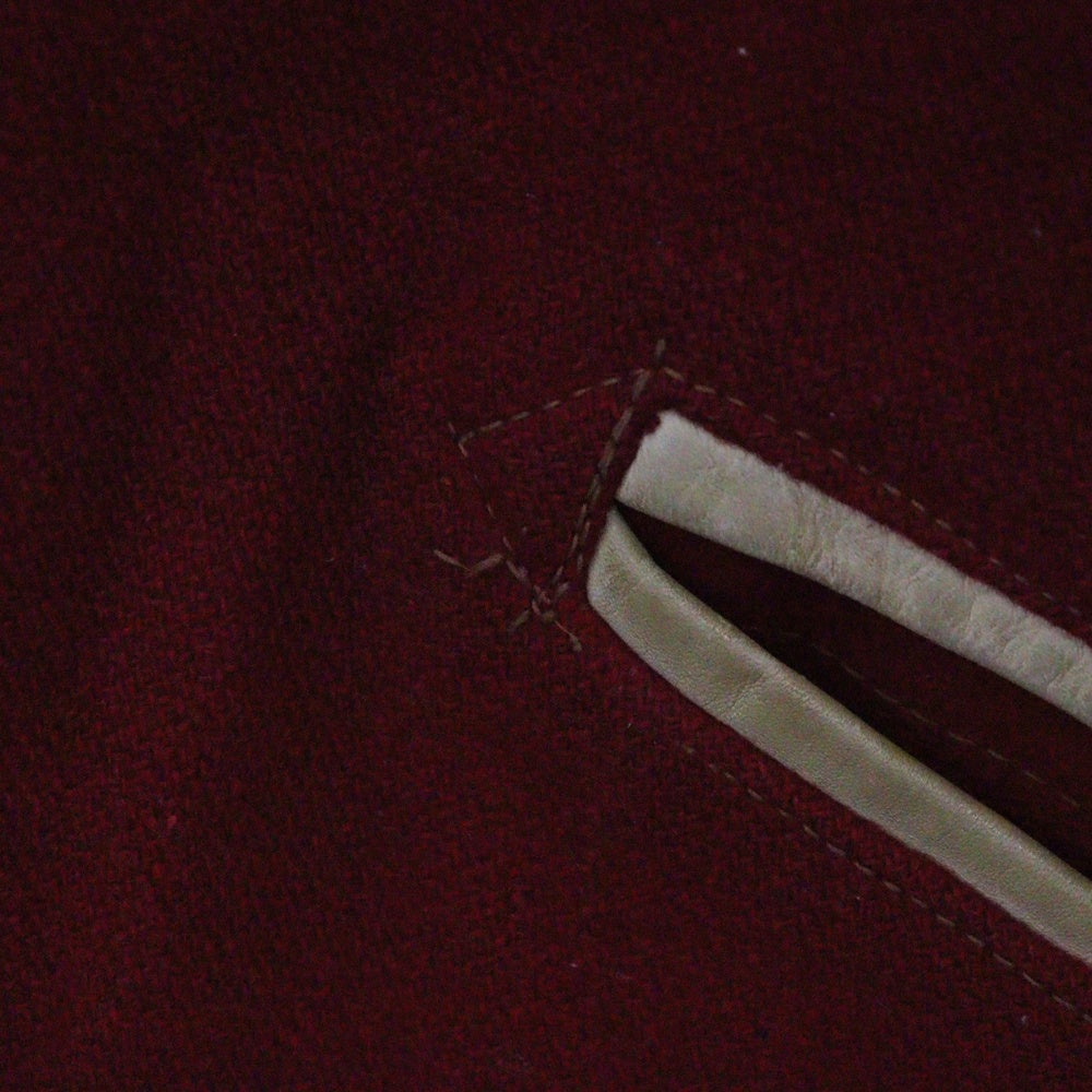 VINTAGE(ヴィンテージ) 50s WHITING ARM LEATHER BASEBALL JACKET レザーアーム スタジャン レッド