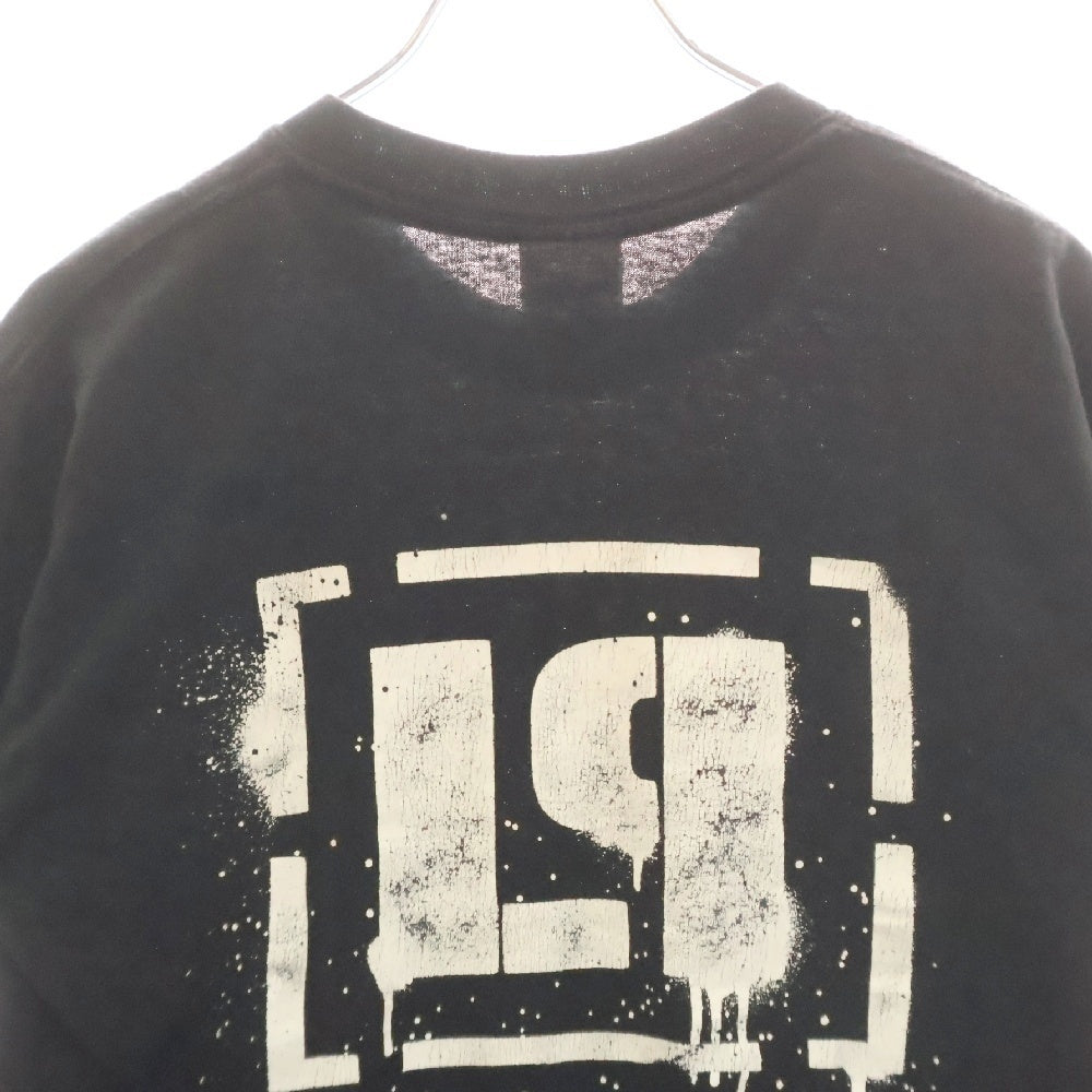 VINTAGE(ヴィンテージ) 00S Linkin Park STREET TEAM リンキンパーク プリント 半袖Tシャツ ブラック