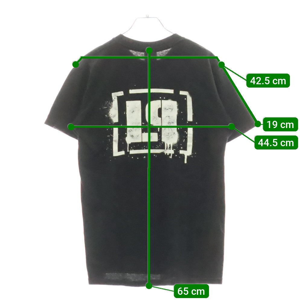 VINTAGE(ヴィンテージ) 00S Linkin Park STREET TEAM リンキンパーク プリント 半袖Tシャツ ブラック