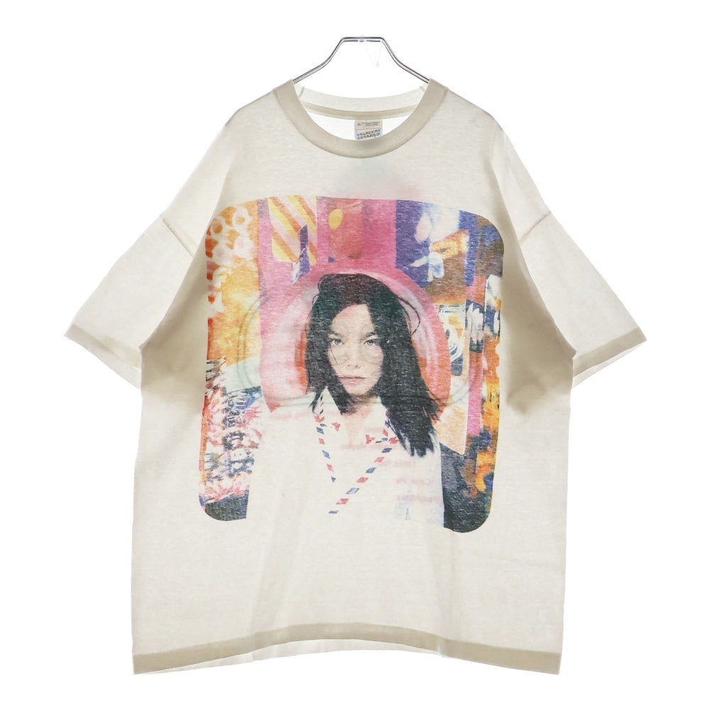 VINTAGE(ヴィンテージ) 90S BJORK 1995 POST TEE ビョーク 両面プリント半袖Tシャツ カットソー ホワイト