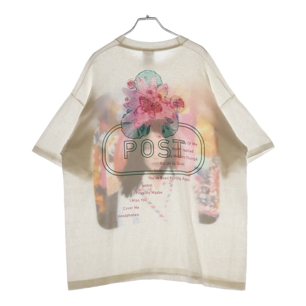 VINTAGE(ヴィンテージ) 90S BJORK 1995 POST TEE ビョーク 両面プリント半袖Tシャツ カットソー ホワイト