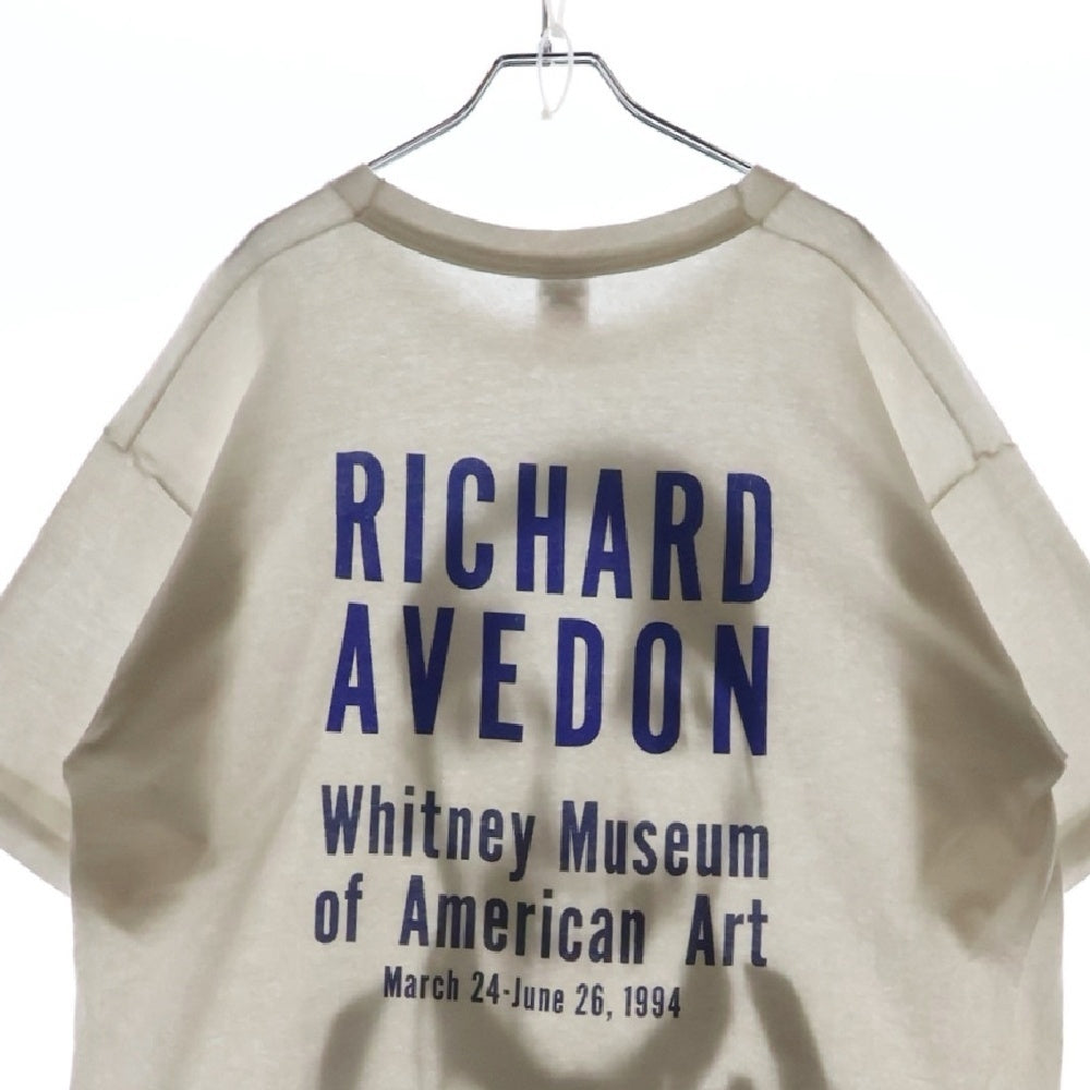 VINTAGE(ヴィンテージ) 90S Richard Avedon 1994 TEE リチャードアヴェドン フェイスプリント半袖Tシャツ カットソー ホワイト