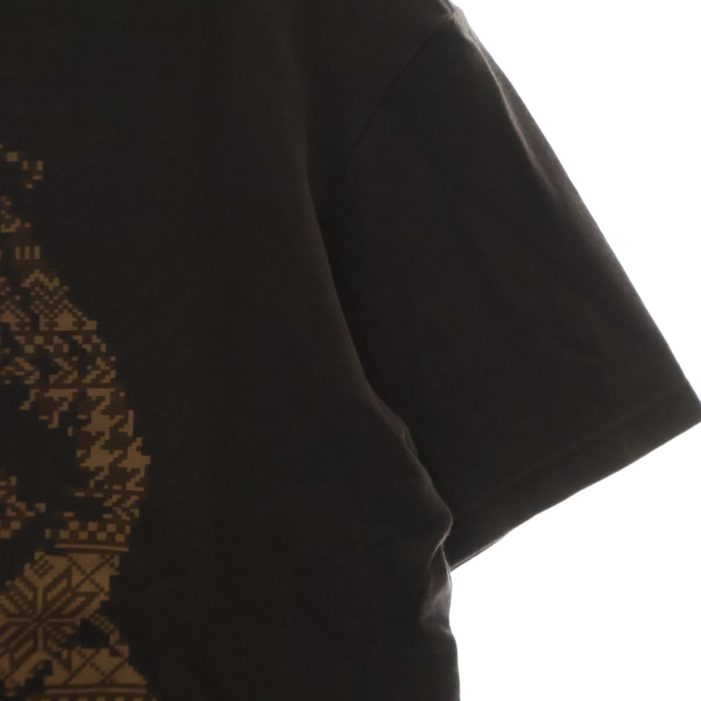 NUMBER (N)INE(ナンバーナイン) 02AW Archive アーカイブ ジョージ期 ジョージハリスン プリント 半袖Tシャツ ブラウン