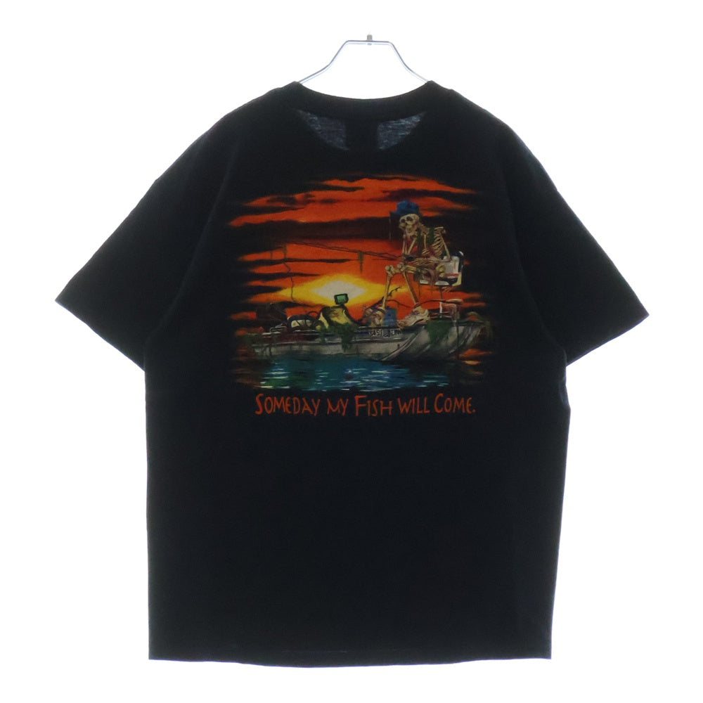 VINTAGE(ヴィンテージ) 00s Someday My Fish Will Come TEE 両面プリント半袖Tシャツ カットソー ネイビー