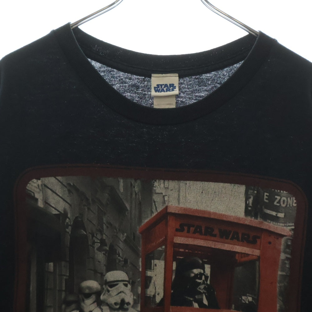 VINTAGE(ヴィンテージ) 00s STAR WARS TEE スターウォーズ ダースベーダー フロントプリント半袖Tシャツ カットソー ブラック