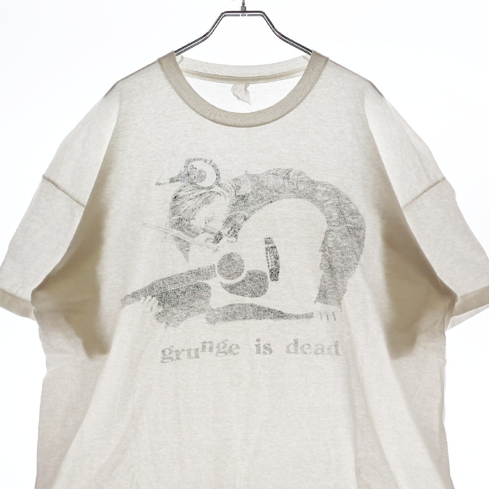 VINTAGE(ヴィンテージ) 90s NIRVANA KURT COBAIN GRUNGE IS ニルヴァーナ カートコバーン Tシャツ 半袖カットソー ホワイト