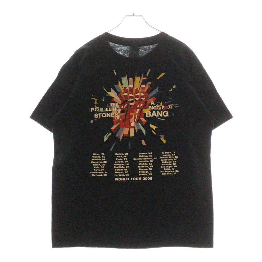 VINTAGE(ヴィンテージ) 00s ROLLING STONES BIGGER BANG 2006 ローリングストーンズ Tシャツ 半袖カットソー ブラック