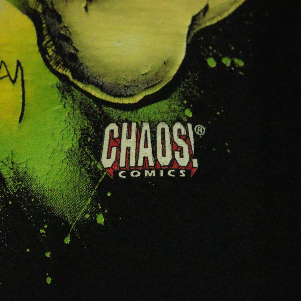 VINTAGE(ヴィンテージ) 90s CHAOS COMICS カオスコミックス Tシャツ 半袖カットソー ブラック
