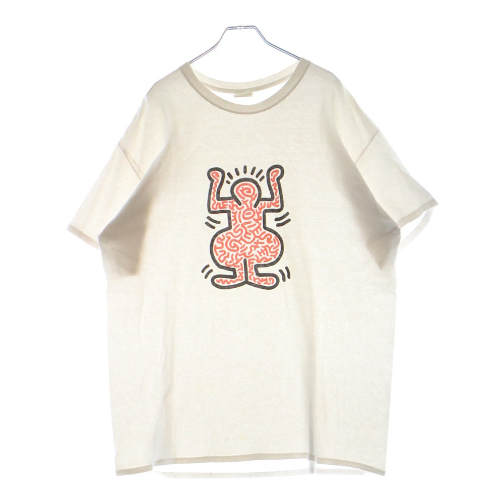VINTAGE(ヴィンテージ) 00s KEITH HARING TEE キースヘリング フロントプリント半袖Tシャツ カットソー ホワイト