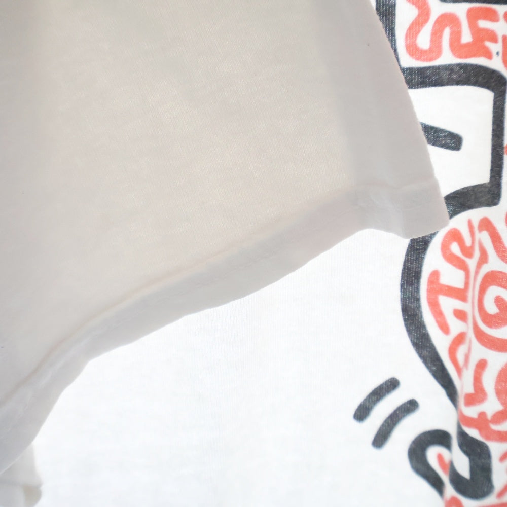 VINTAGE(ヴィンテージ) 00s KEITH HARING TEE キースヘリング フロントプリント半袖Tシャツ カットソー ホワイト