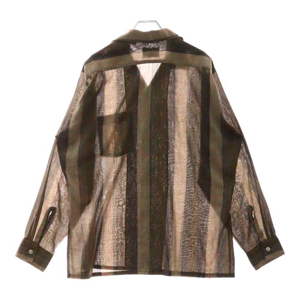 VINTAGE(ヴィンテージ) 60s ARROW Decton Perma Ironタグ アロー オープンカラー ストライプ シャツ