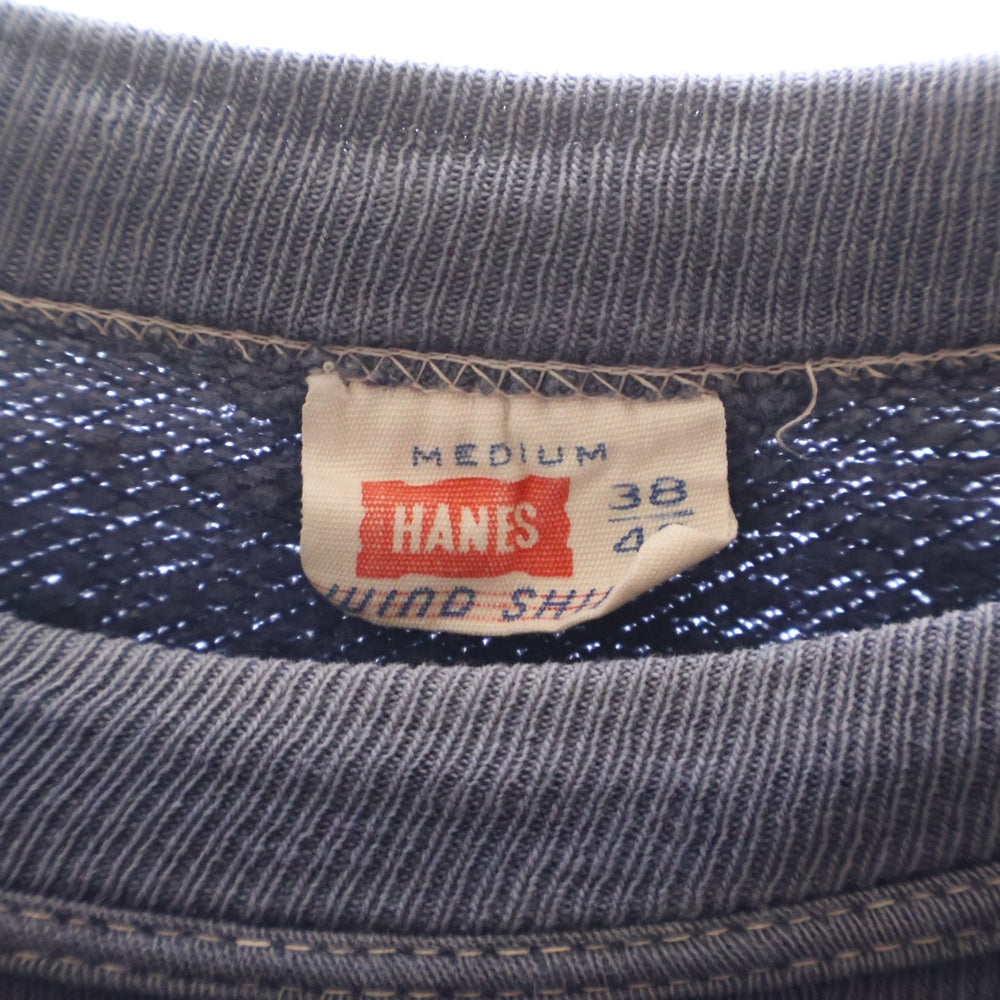 VINTAGE(ヴィンテージ) 60s HANES WIND SHIELD ヘインズ ラグランスリーブ スウェット グレー