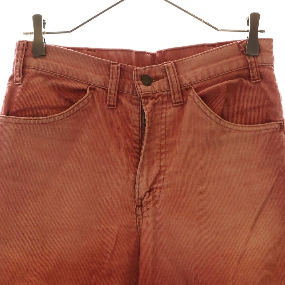 Levi's(リーバイス) 70s VINTAGE 540 42TALON ZIPPER ボタン裏刻印6 コーデュロイ パンツ ピンク