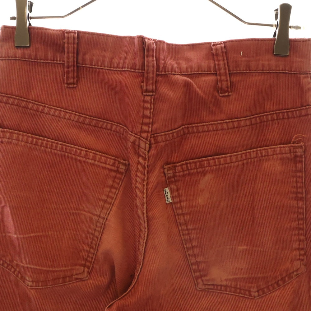 Levi's(リーバイス) 70s VINTAGE 540 42TALON ZIPPER ボタン裏刻印6 コーデュロイ パンツ ピンク
