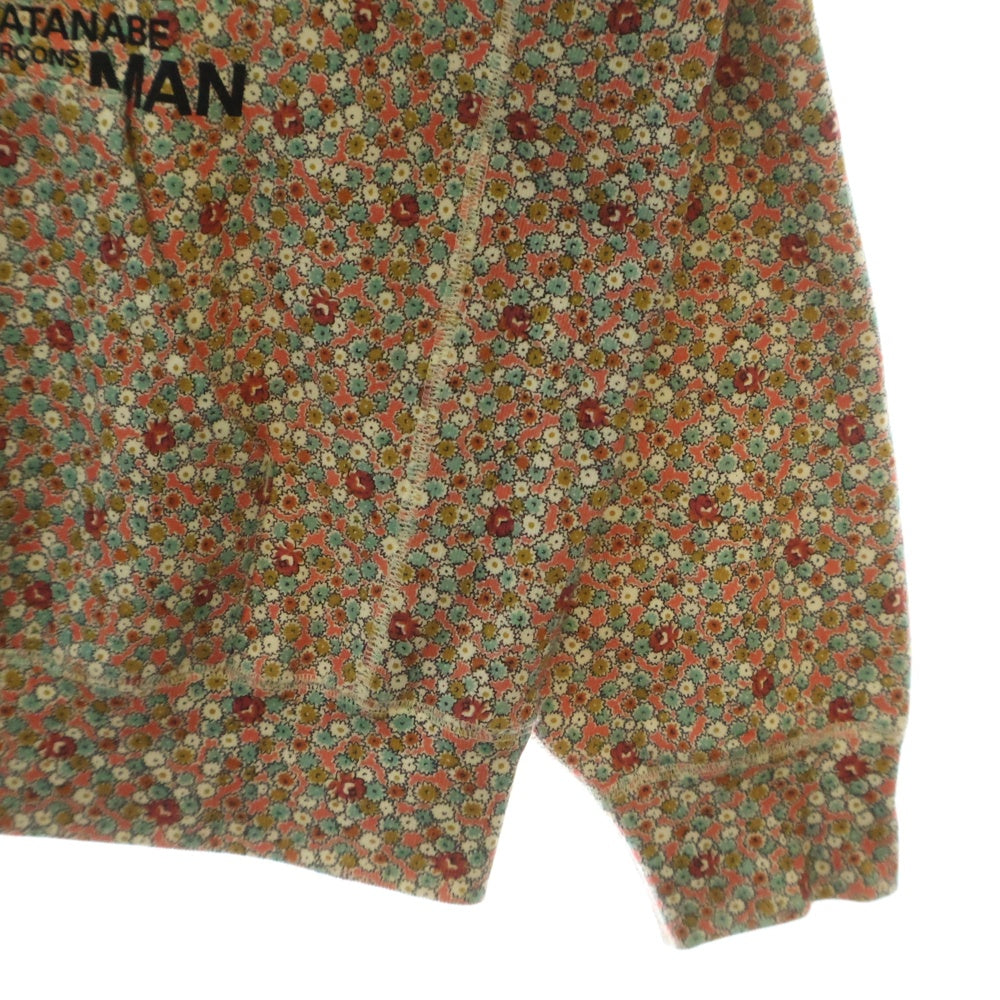 SUPREME(シュプリーム) 21AW × JUNYA WATANABE COMME des GARCONS MAN Hooded Sweatshirt ジュンヤワタナベ フラワープリント プルオーバーパーカー マルチカラー
