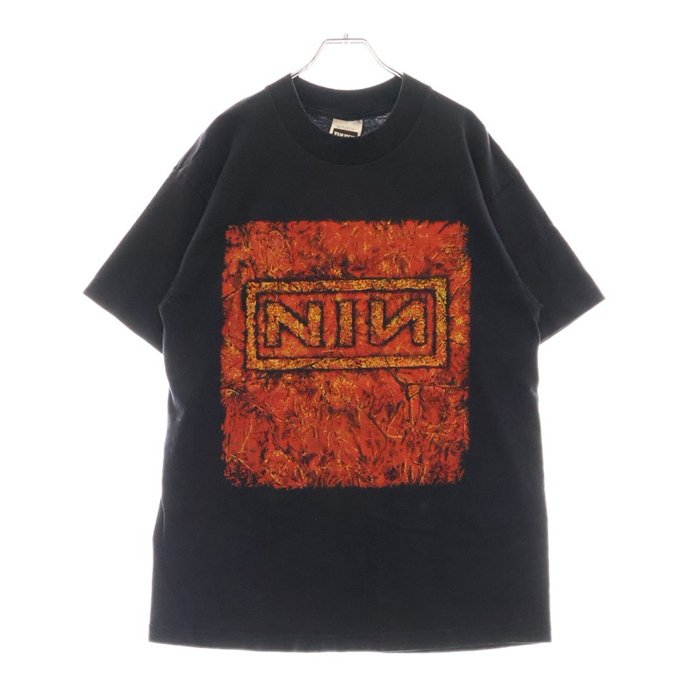 VINTAGE(ヴィンテージ) 90S NINE INCH NAILS closer tour BOOTEG ナインインチネイルズ 両面プリント半袖Tシャツ ブラック