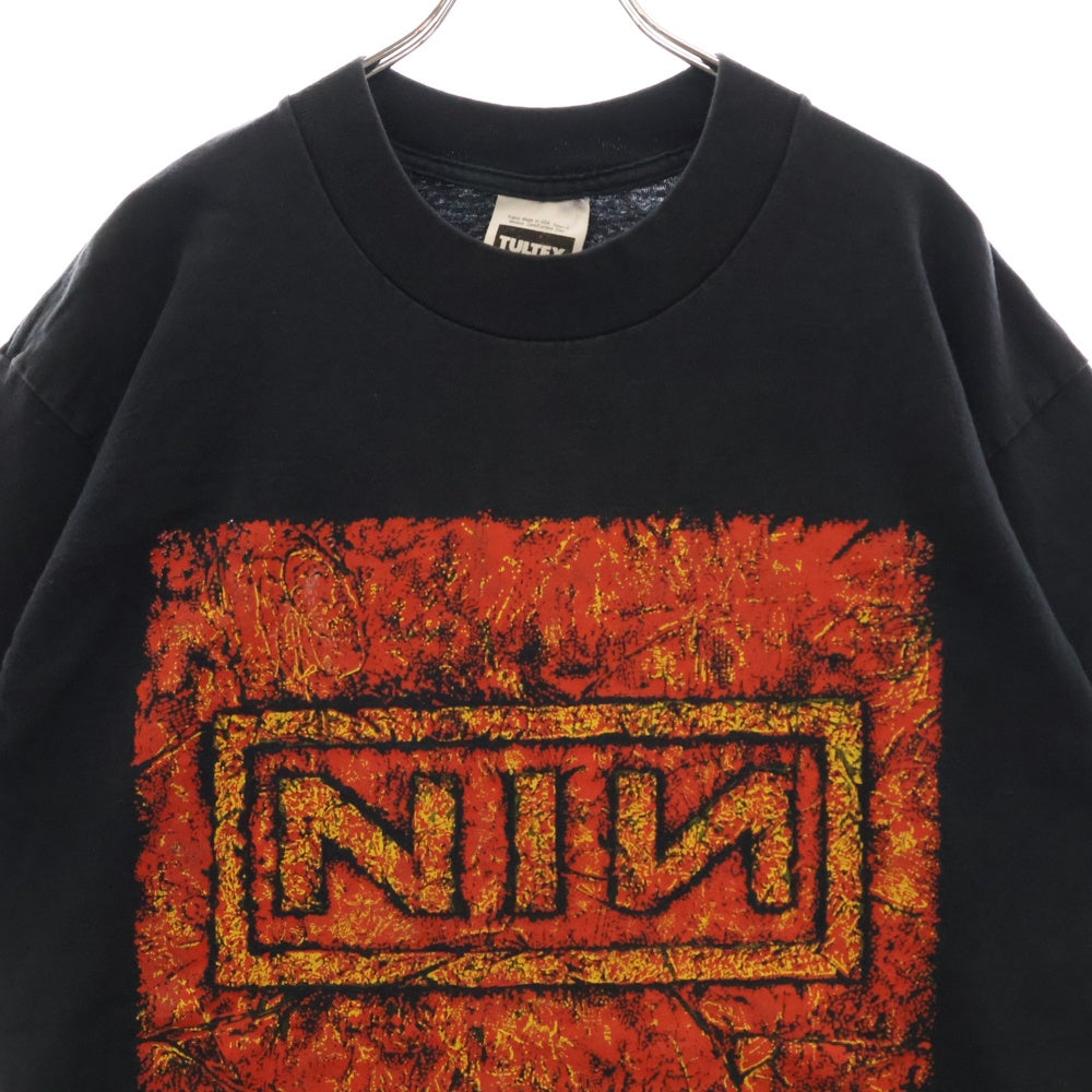 VINTAGE(ヴィンテージ) 90S NINE INCH NAILS closer tour BOOTEG ナインインチネイルズ 両面プリント半袖Tシャツ ブラック