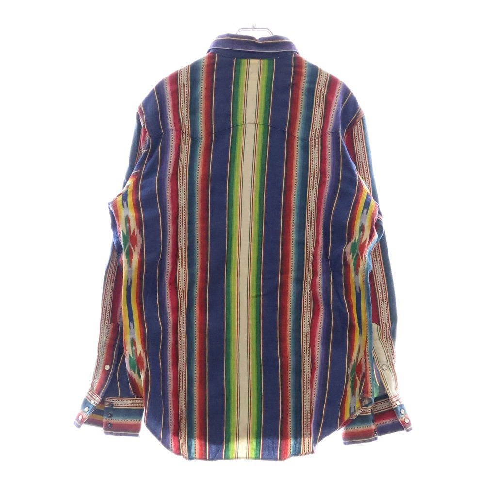 POLO RALPH LAUREN(ポロラルフローレン) MULTI STRIPE WESTERN ORTEGA マルチストライプ ウエスタン オルテガ 長袖シャツ マルチカラー