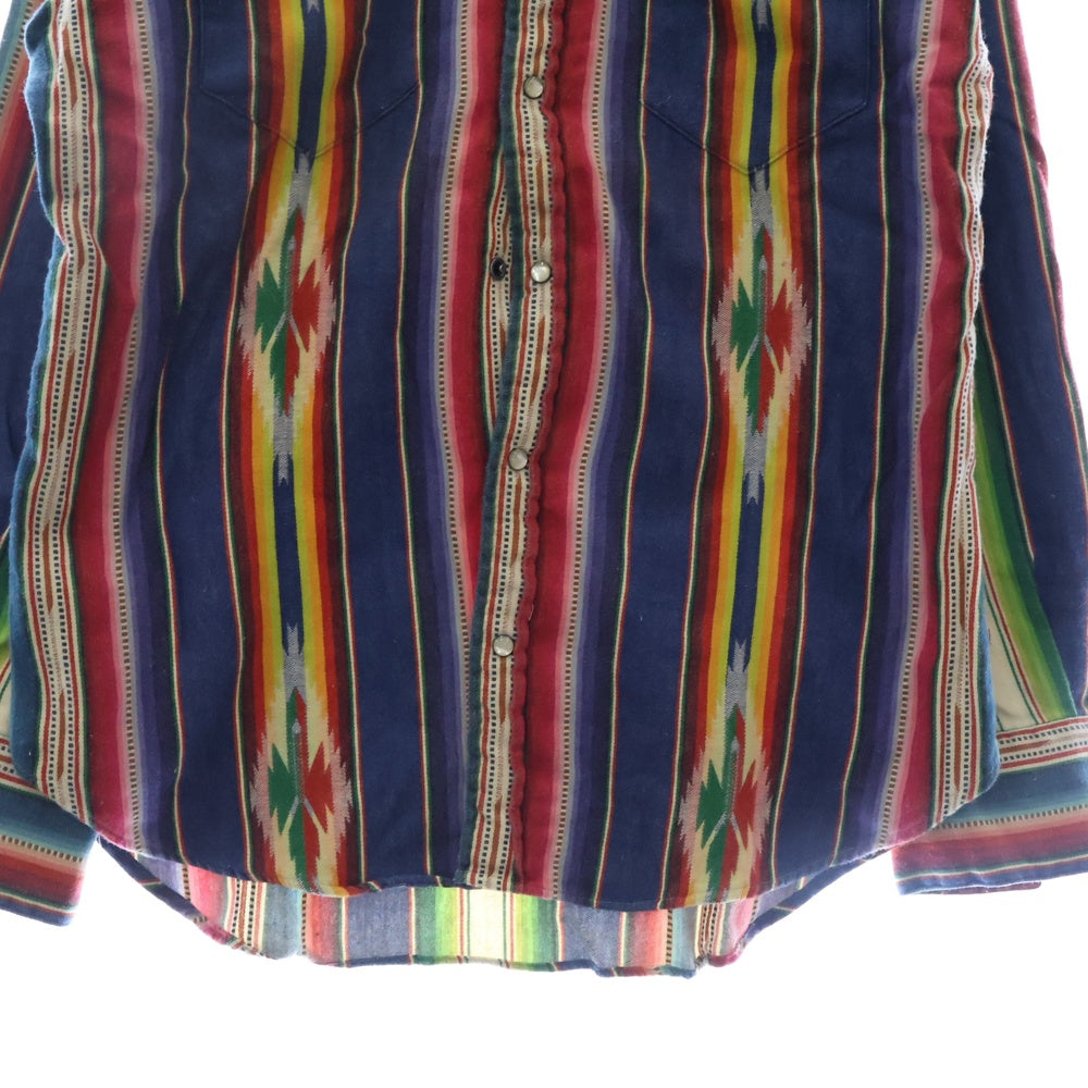POLO RALPH LAUREN(ポロラルフローレン) MULTI STRIPE WESTERN ORTEGA マルチストライプ ウエスタン オルテガ 長袖シャツ マルチカラー