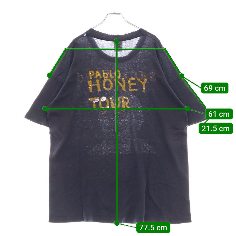 VINTAGE(ヴィンテージ) 90S Radiohead PABLO HONEY TOUR レディオヘッド パブロハニー 両面プリント 半袖Tシャツ ネイビー