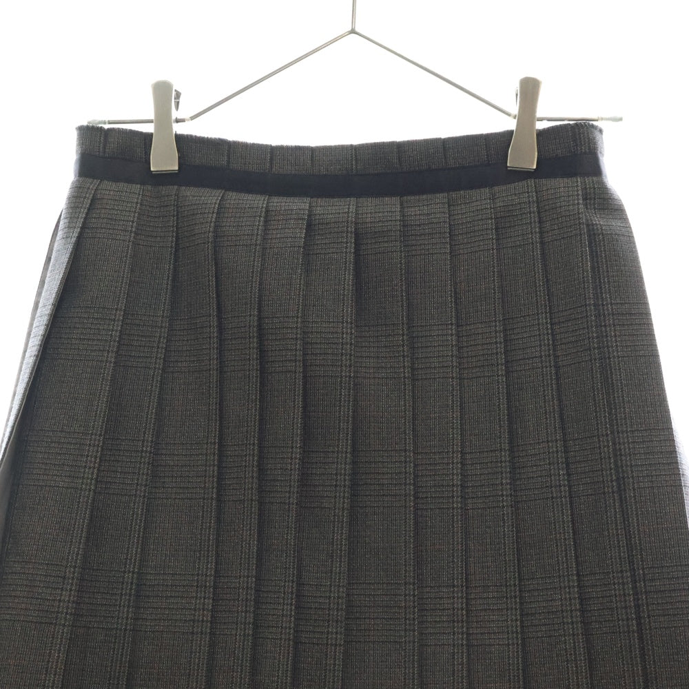 UNDERCOVER(アンダーカバー) 98AW Exchange期 Small parts Archive エクスチェンジ期 アーカイブ グレンチェック柄 プリーツスカート グレー