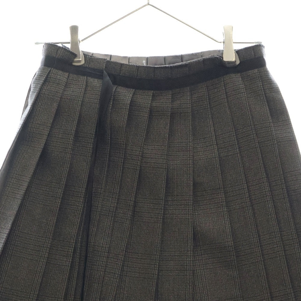 UNDERCOVER(アンダーカバー) 98AW Exchange期 Small parts Archive エクスチェンジ期 アーカイブ グレンチェック柄 プリーツスカート グレー