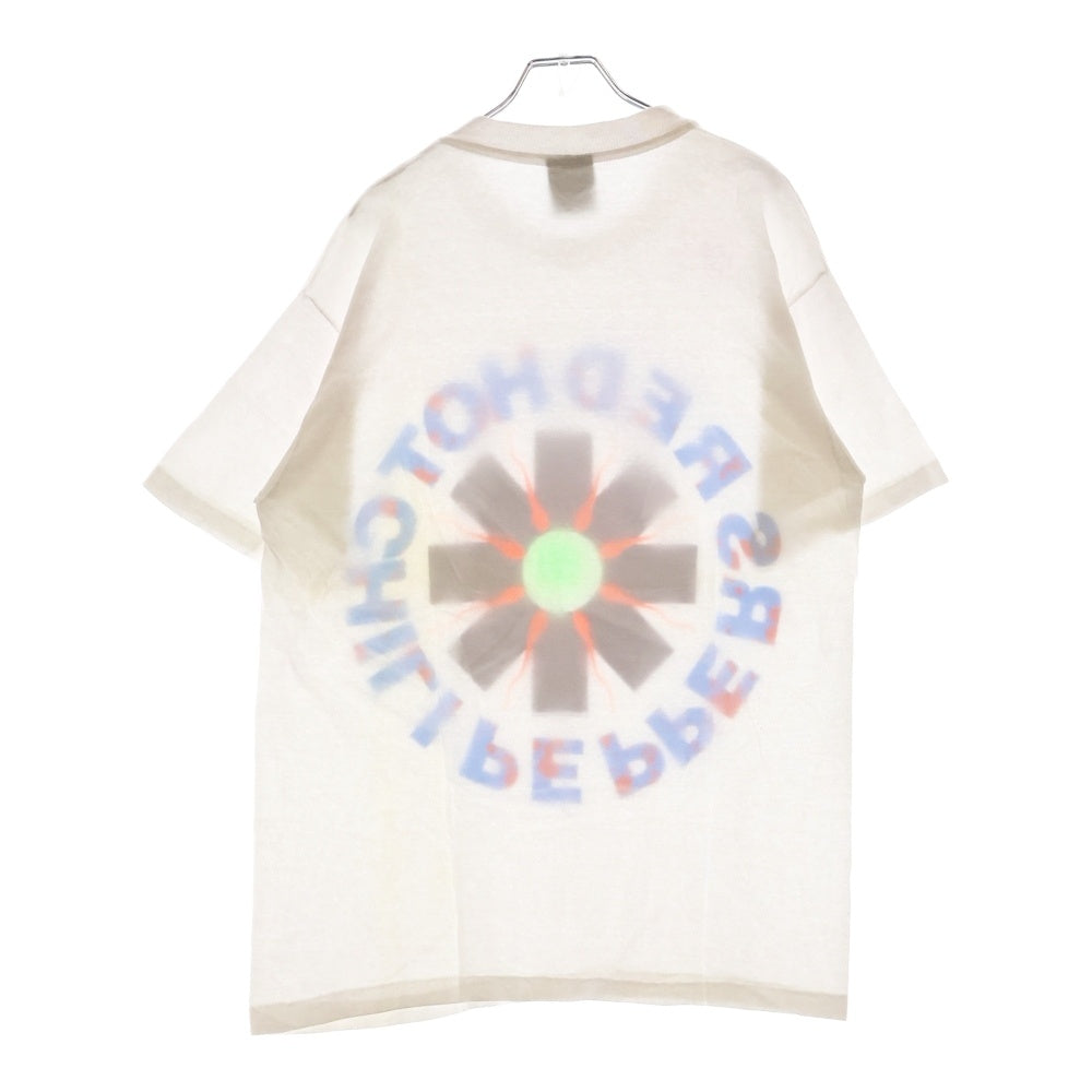 VINTAGE(ヴィンテージ) 90s RED HOT CHILI PEPPERS SPERM LOGO レッドホットチリペッパーズ プリント半袖Tシャツ カットソー ホワイト