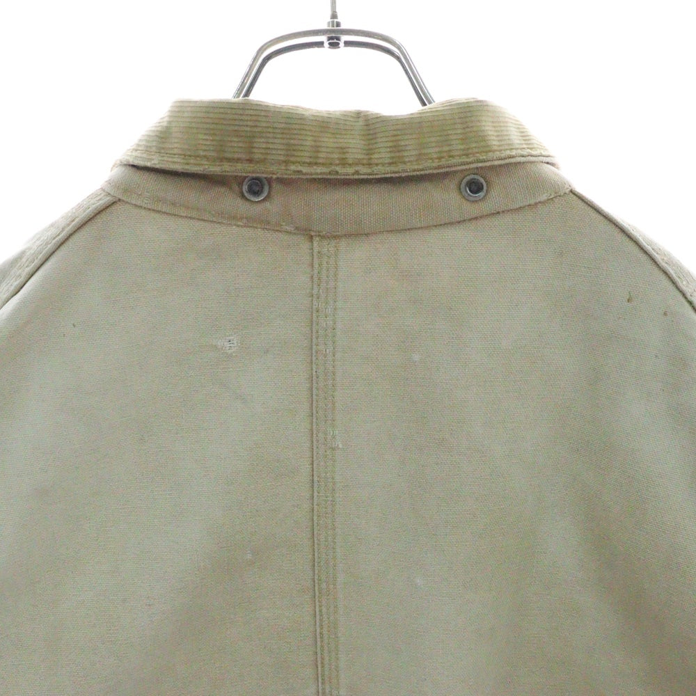 CARHARTT(カーハート) 50s VINTAGE ハートタグ 裏地ブランケット カバーオール チョアコート ベージュ ヴィンテージ