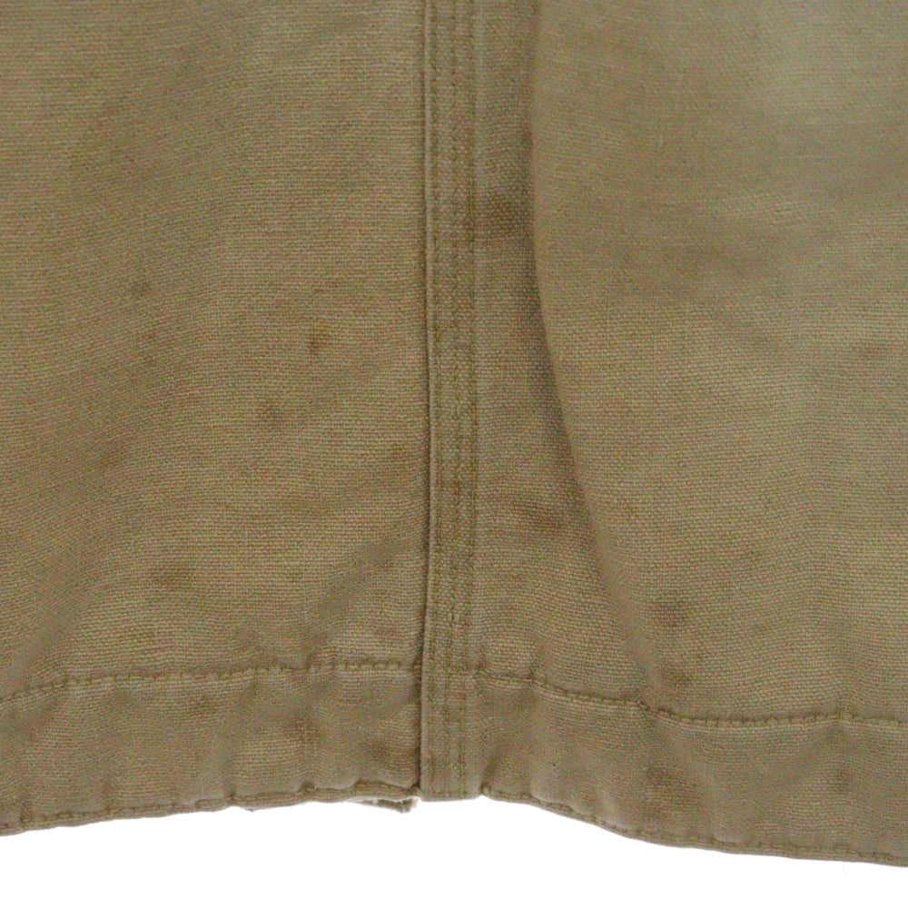 CARHARTT(カーハート) 50s VINTAGE ハートタグ 裏地ブランケット カバーオール チョアコート ベージュ ヴィンテージ
