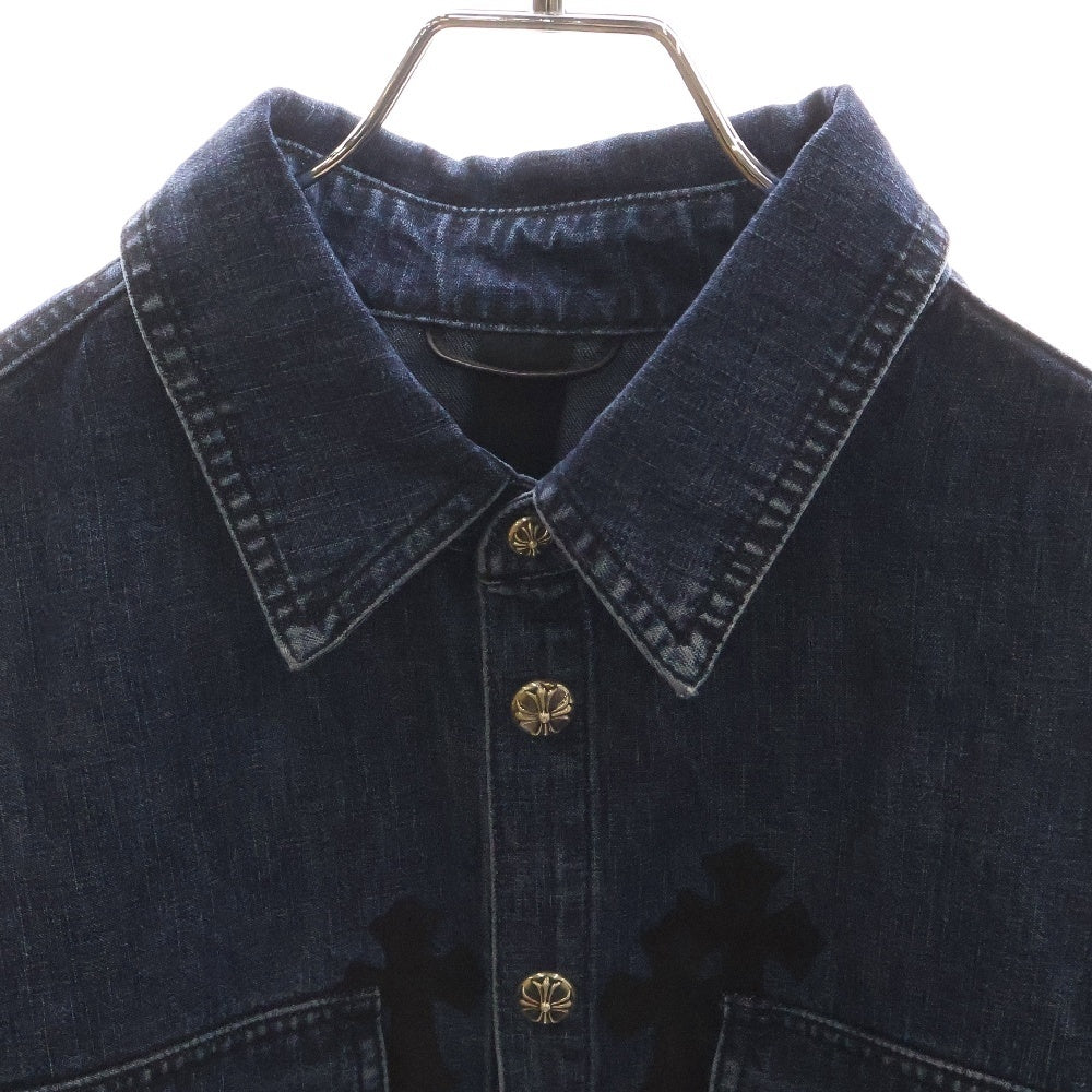 CHROME HEARTS(クロムハーツ) WORK DOG クロスパッチ付 ワークドッグ デニムジャケット インディゴ