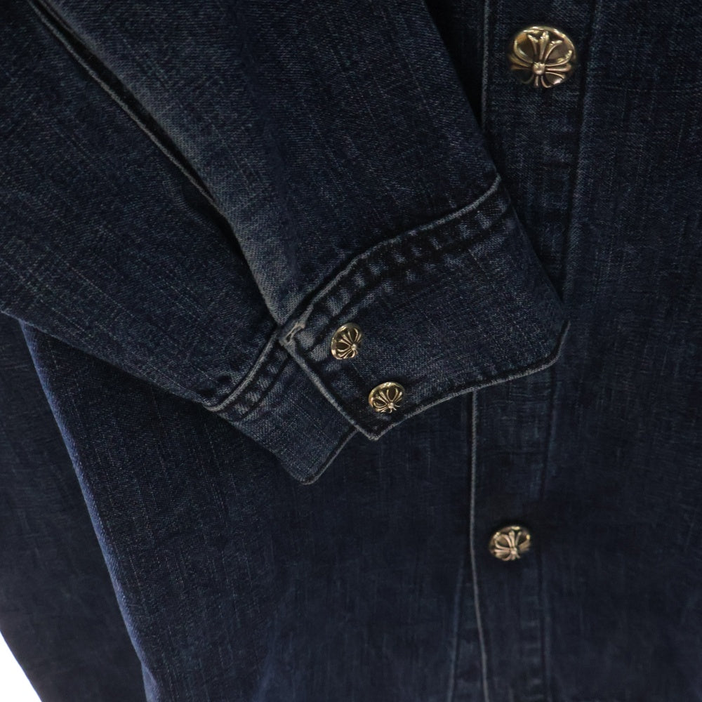 CHROME HEARTS(クロムハーツ) WORK DOG クロスパッチ付 ワークドッグ デニムジャケット インディゴ