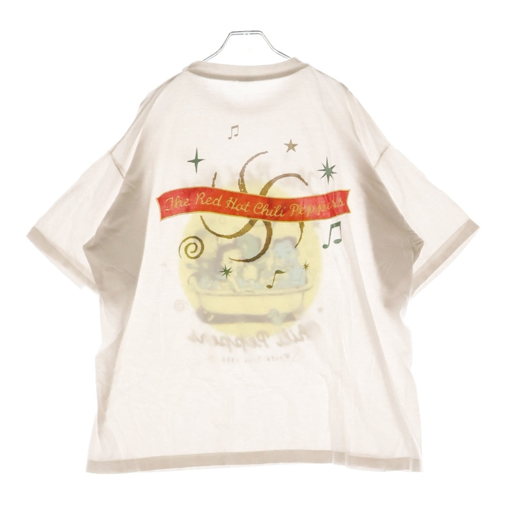 VINTAGE(ヴィンテージ) 90s RED HOT CHILI PEPPERS 1996 ONE HOT MINUTE WHITE EURO TEE レッドホットチリペッパーズ お風呂 ユーロ 半袖Tシャツ カットソー ホワイト