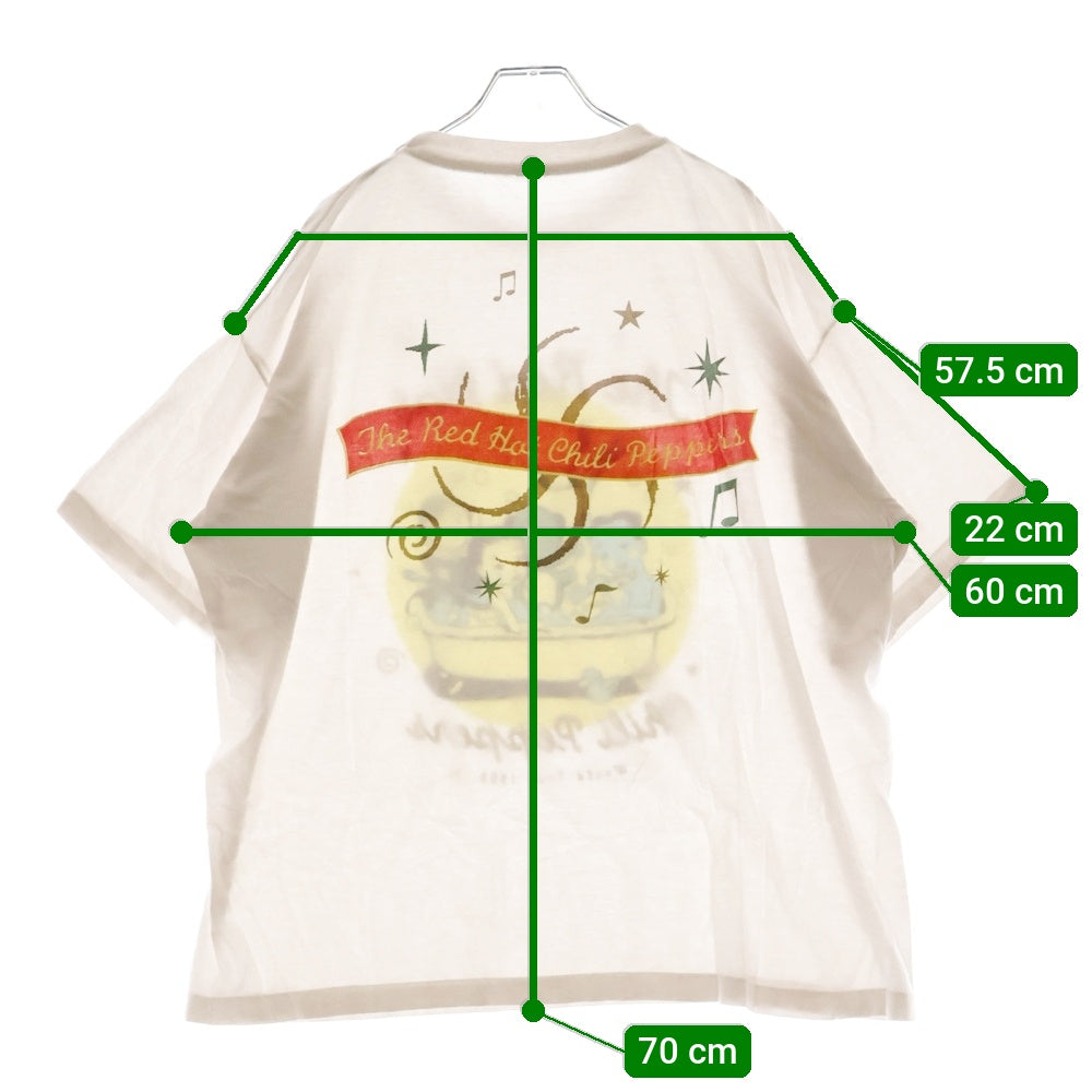 VINTAGE(ヴィンテージ) 90s RED HOT CHILI PEPPERS 1996 ONE HOT MINUTE WHITE EURO TEE レッドホットチリペッパーズ お風呂 ユーロ 半袖Tシャツ カットソー ホワイト