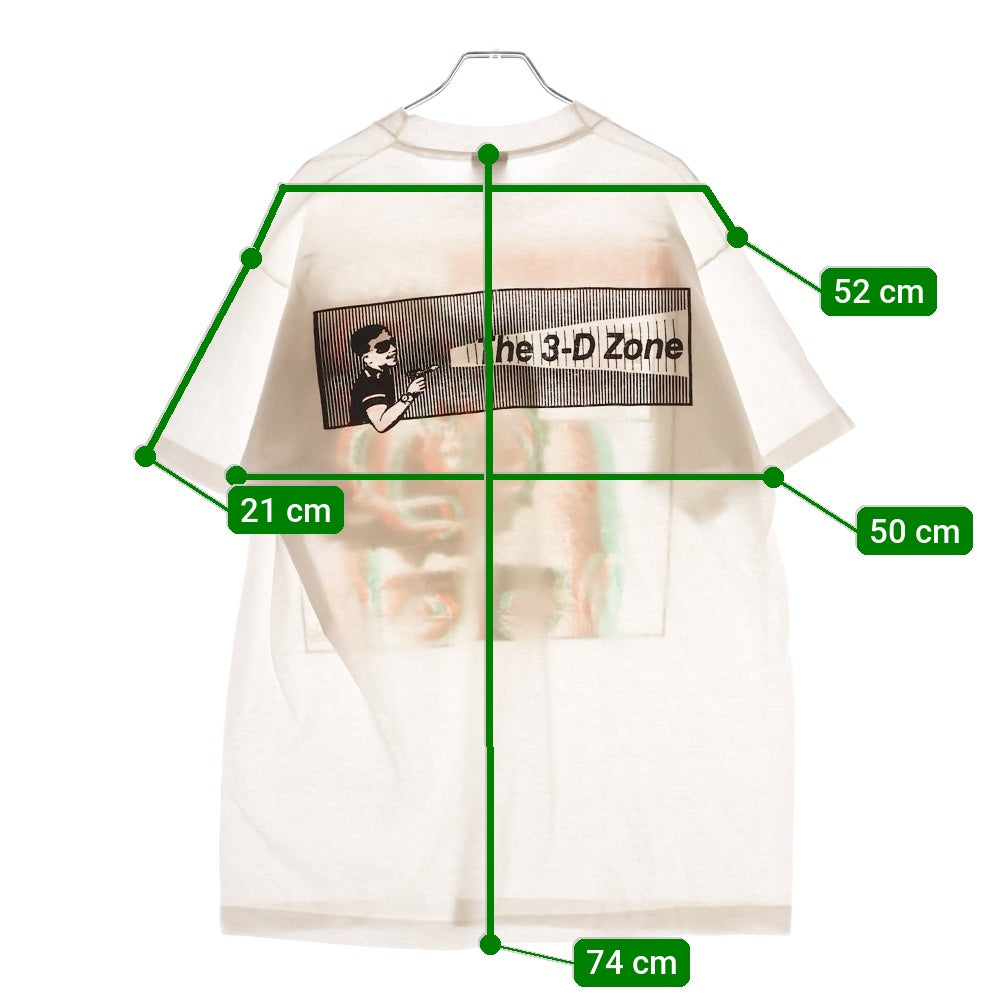 VINTAGE(ヴィンテージ) 90s 3D NIGHTMARE WORLD TEE 両面プリント半袖Tシャツ カットソー ホワイト