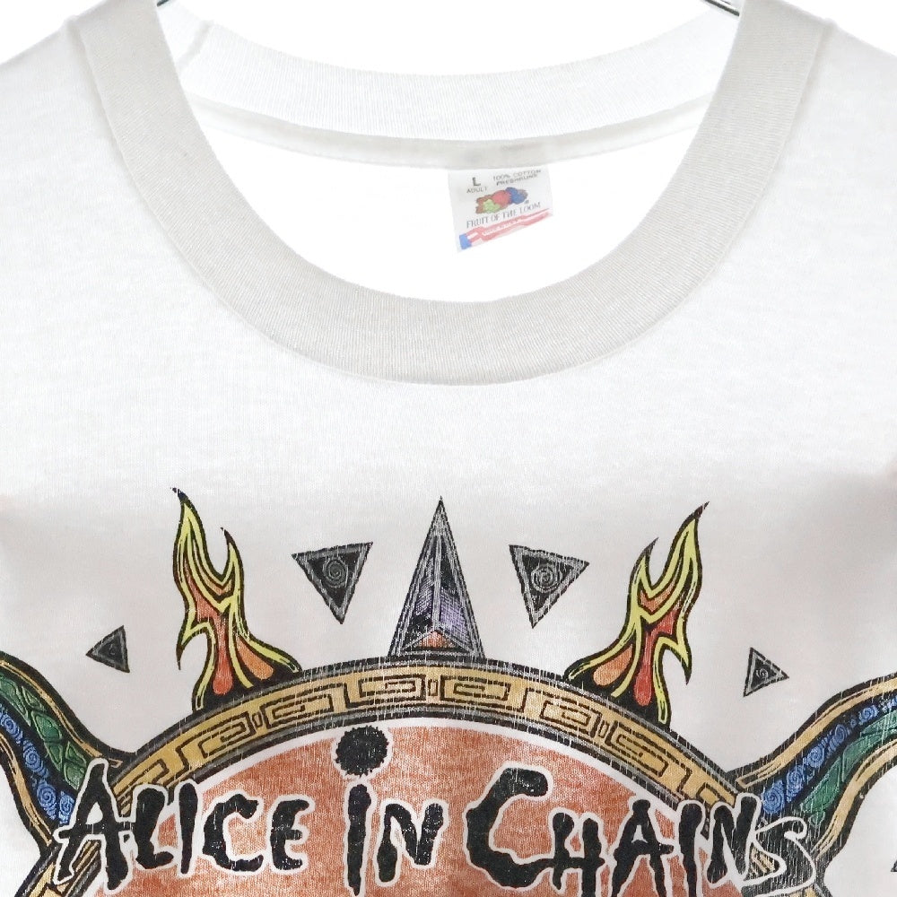 VINTAGE(ヴィンテージ) 90s ALICE IN CHAINS 1992 DIRT TEE アリスインチェイン 両目プリント半袖Tシャツ カットソー ホワイト