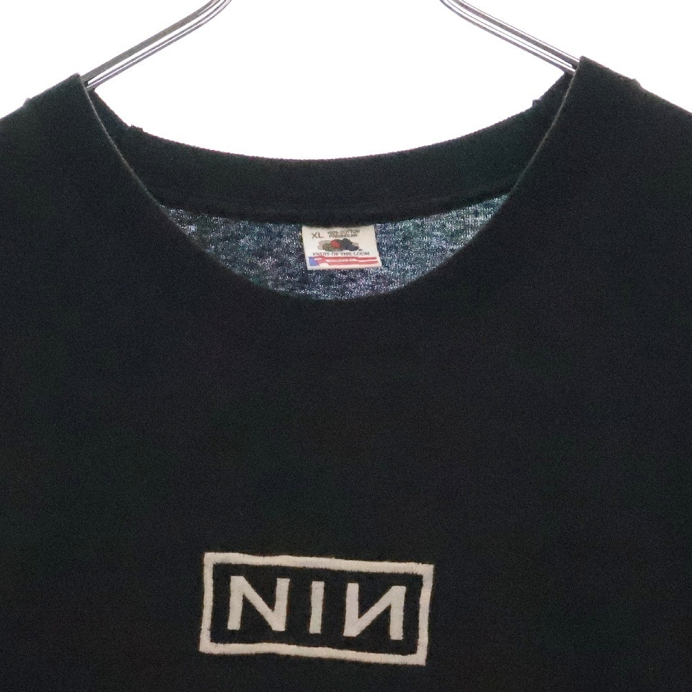 VINTAGE(ヴィンテージ) 90s NINE INCH NAILS BOX LOGO EAP TEE ナインインチネイルズ 両面プリント半袖Tシャツ カットソー ブラック