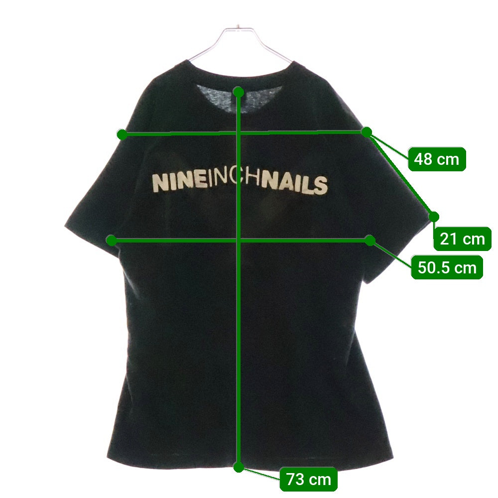 VINTAGE(ヴィンテージ) 90s NINE INCH NAILS BOX LOGO EAP TEE ナインインチネイルズ 両面プリント半袖Tシャツ カットソー ブラック
