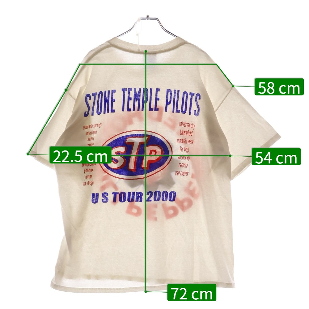 VINTAGE(ヴィンテージ) 90-00s RED HOT CHILI PEPPERS BOOTLEG TEE レッドホットチリペッパーズ ブートレグ 両面プリント半袖Tシャツ カットソー ホワイト